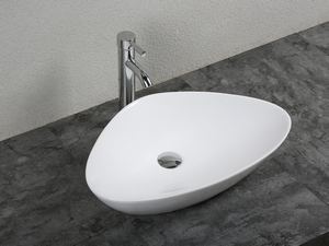 Panaro Washbasin 59X39 H13,5 Ceramic Glossy White