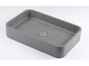 Concrete Washbasin 50,6X32,6 H10 Cement