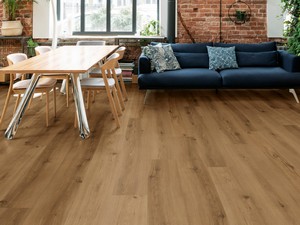 Spc Nordik Sunset Wood-Effect Flooring Oak Brown