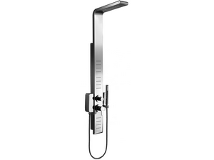 Gloria Shower Panel 3 Hydro Jets Brushed Stainless Steel