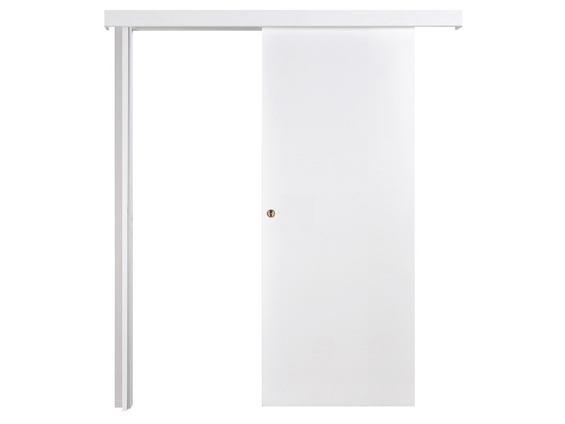Porta Scorrevole Magical 1200 - Bianco, 90x230 Cm, Binario Invisibile, Apertura Reversibile, Con Maniglia - Foto 5