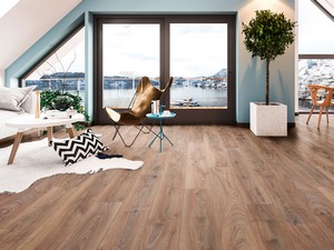 Wasserfest Laminat Renaissance Oak Large Eichenoptik Braun AC5