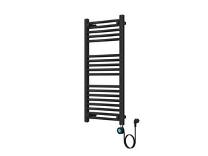 Flame EL towel warmer 92x48 Matt Black